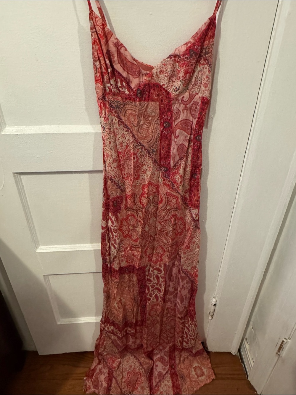 Princess Polly Red Paisley Slip Dress